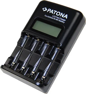 Produktbild von PATONA - Schnell-Ladegerät Mignon AA / Micro AAA Akkus LCD-Display