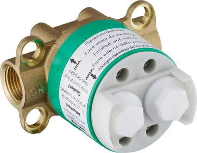 Immagine prodotto di hansgrohe Corps de base pour thermostat à deux poignées pour montage en saillie DN15, 10902180, 10902180