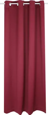 Produktbild von Verdunkelungsvorhang Ösen 140 x 175 cm Bordeaux Vorhang blickdicht Gardine abdunkelnd wärmeisolierend