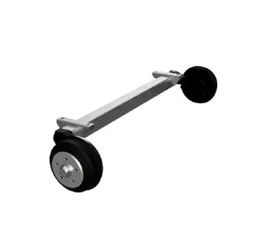 Immagine prodotto di Assale per rimorchio per Peitz EBG10 e EBG12U 1350kg a=1100 5x112 incl. cavi freno