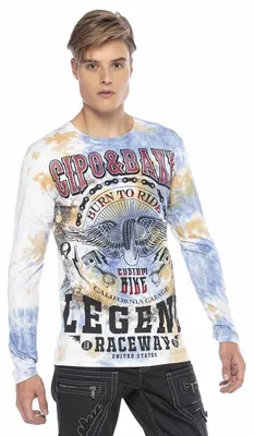 Produktbild von CL410 Herren Langarmshirt im coolen Farbverlauf