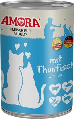 Image de AMORA Cat Fleisch Pur mit Thunfisch 400g