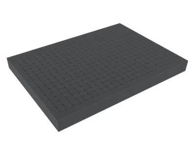 Produktbild von Rasterschaumstoff 360x260x30 mm mit 15 mm Raster – Würfelschaum