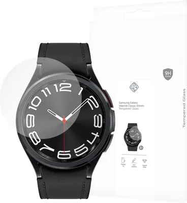Produktbild von Schutzfolie Samsung Galaxy Watch6 Classic 43mm - Panzerglas - Cazy - Transparant