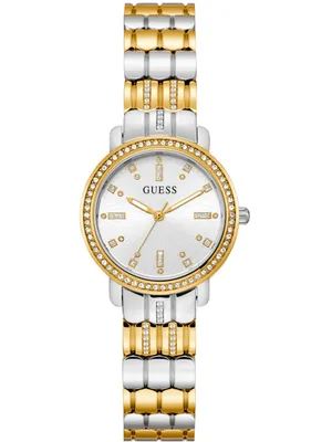 Produktbild von Guess Damen Uhr Armbanduhr HAYLEY GW0612L2 Edelstahl bicolor