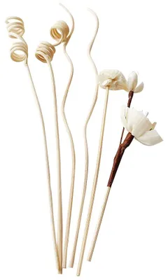 6 Rattan-Diffuserstäbe, Duftstäbchen, Raumduft, 6er-Set