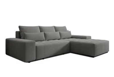 Produktbild von AX LIVING Ecksofa mit Schlaffunktion Alvorada 280 cm grau