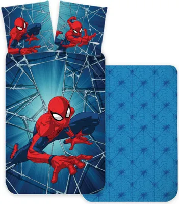 Produktbild von Disney Spiderman Bettwäsche-set Blau  Blau One Size