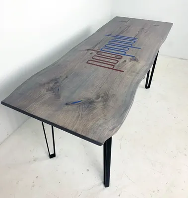 Produktbild von Holz Tisch Esszimmer Möbel Konferenztisch Epoxid Harz Giessharz neu  Epoxy Resin