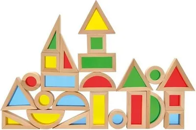 Zdjęcie produktu dla EDUPLAY 120-117 Tęczowe klocki, wielokolorowe (1 zestaw)