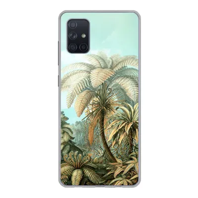 Produktbild von MuchoWow® Handyhülle Schutzhülle Hülle für Samsung Galaxy A71 Filicinae - Haeckel - Alte Meister Silikon Softcase Handy Hülle - Kartenbesitzer