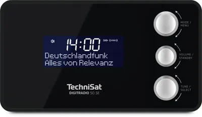Produktbild von TechniSat DIGITRADIO 50 SE | DAB+ & UKW Uhrenradio mit Radiowecktimer
