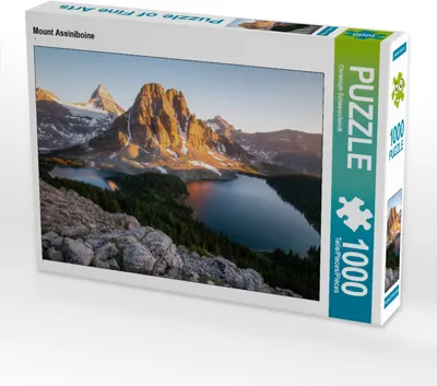 Produktbild von CALVENDO Puzzle Mount Assiniboine | 1000 Teile Lege-Größe 64x48cm Foto-Puzzle für glückliche Stunden