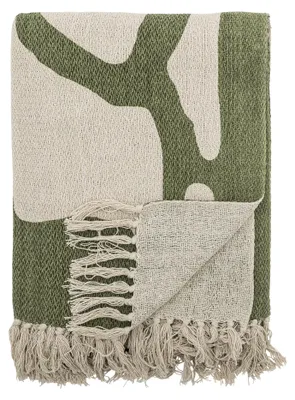 Image de Dalmine couverture, Vert, Coton recyclé