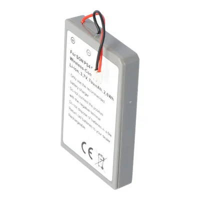 Zdjęcie produktu dla Bateria odpowiednia do kontrolera bezprzewodowego Sony PS4 Pro Bateria litowo-jonowa z nowym złączem 3,7 V, 700 mAh, 2,6 Wh