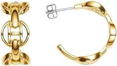 Produktbild von Tommy Hilfiger Ohrringe Damen Ohrstecker Edelstahl Gold 2700490