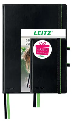 Immagine prodotto di Taccuino Leitz Complete a quadretti nero DIN A4 + taccuino A6