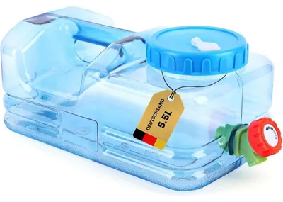 Produktbild von Camping Wasserkanister mit Hahn 5L - 22L BPA-frei Tragbarer Trinkwasserbehälter mit Griffen