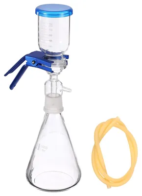 Vakuumfilterset 1000 ml, Borosilikatglas, Laborfilterflasche