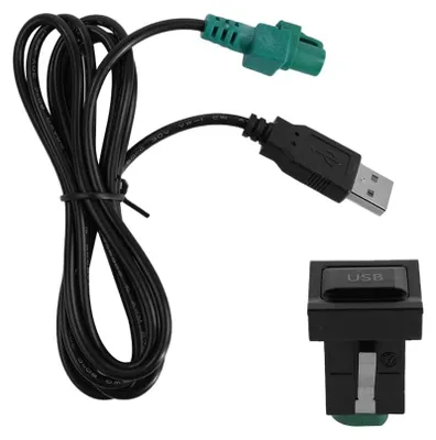 USB-Audiokabeladapter fürs Auto, 100 cm, AUX-Anschluss