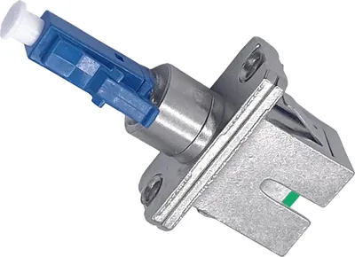 Image de Elfcam - Câble adaptateur fibre optique - monomode simplex LC/UPC mâle vers SC/APC femelle, 1 pièce