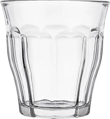 Produktbild von Duralex Picardie Tumbler, Trinkglas, 200ml, Glas gehärtet, transparent, 6 Stück