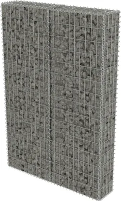 Zdjęcie produktu dla Ściana Gabionowa Z Pokrywami, Galwanizowana Stal, 100X20X150 Cm Lumarko!