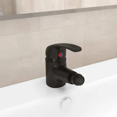 Produktbild von "im  " Badezimmer Bidet Mischbatterie Schwarz 13x12 cm - Waschbeckenstöpsel CC855
