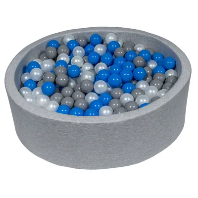 Produktbild von Bällebad Spielplatz + 450 Perlenbälle, blau, grau