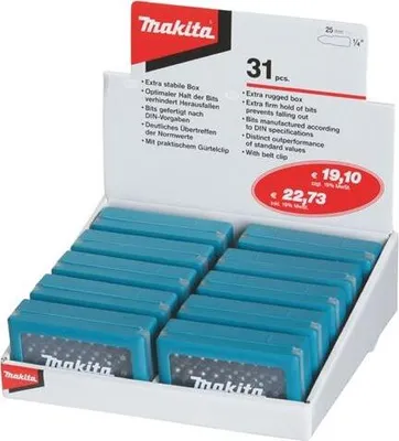Immagine prodotto di Makita Display 10 x P-73352 P-73368