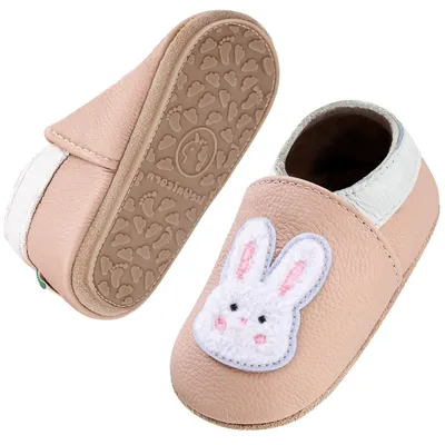 Produktbild von IceUnicorn Krabbelschuhe Baby Lauflernschuhe Weicher Leder Jungen Mädchen Leders