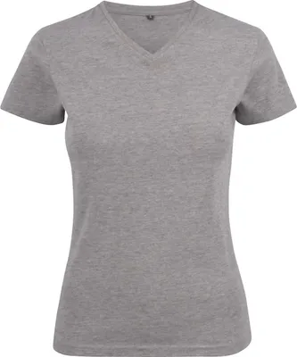 Produktbild von Damen T-Shirt V-Ausschnitt Heavy Serie, 160g/m², mit verstärkten Schulternähten