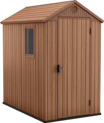 Obrázek produktu pro KETER Darwin Zahradní Domek 4X6 126 X 205 X 185 cm Hnědý 246949