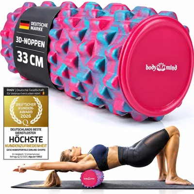 Immagine prodotto di Body & Mind fascia roller rosa-blu