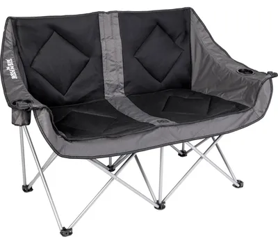 Produktbild von Brunner Action Sofa 3D, 200 kg, Camping-Bank, 6 Bein(e), 5,2 kg, Polyester, Schwarz, Grau