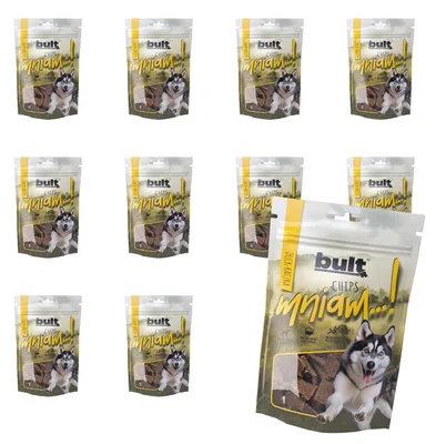 Produktbild von Bult | Chips Z Ente - 10x100g - 82% Tierische Inhaltsstoffe - Hoher Proteingehalt - Hundesnacks