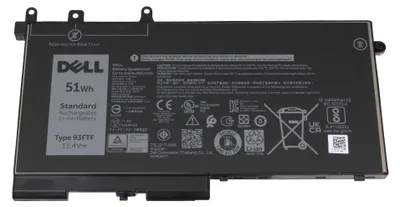 Immagine prodotto di Dell - Laptop-Batterie - Lithium-Ionen - 4254 mAh - 51 Wh - für Latitude 5280, 5480, 5580 (93FTF)