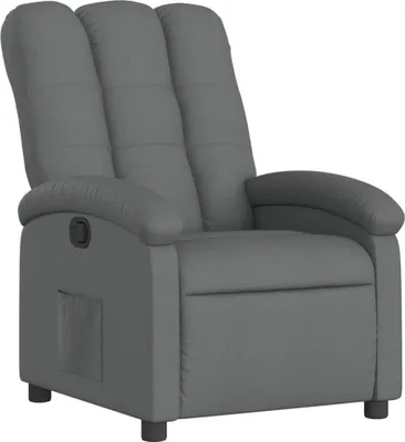 Zdjęcie produktu dla vidaXL Fotel Relax ciemnoszary materiał