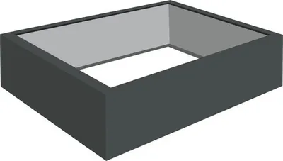 Produktbild von Pflanzrahmen Hochbeet Carlotta 120 x 80 x 25 cm Metall anthrazit