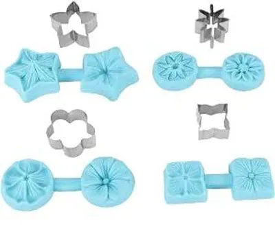 Immagine prodotto di Stampo in silicone a forma di fiore - Stencil per decorazioni di torte - Stampo per torte, cupcake, fondant e pasticceria