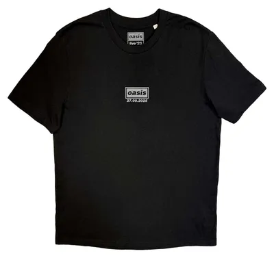 Produktbild von Oasis - "London 27 Sept Event" T-Shirt für Herren/Damen Uni RO17474 (XS) (Schwarz)