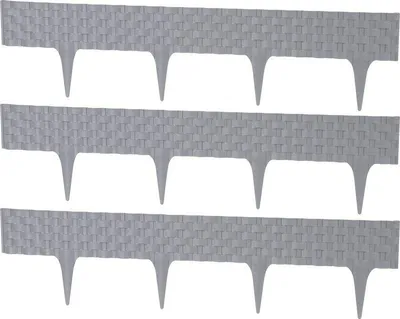 Immagine prodotto di Palisata RattanPalisade, L-2,40 m, grafite, conf. 3 pz, 820x95/200 mm, UV