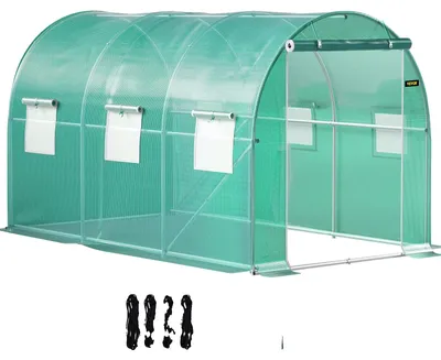 Productafbeelding van VEVOR Boogvormige kas, foliekas, broeikas, tunnelkas, 3,7x2,1x2,1 meter