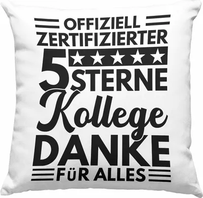 Produktbild von Trendation - Bester Kollege Der Welt Deko-Kissen mit Füllung 40x40 Geschenk Abschied Neuer Job Kollege Geschenkidee Abschiedsgeschenk (Rosa)