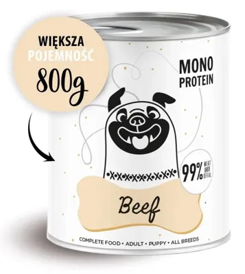 Obrázok produktu pre Vrecko pre zviera Pepe Beef - mokrá strava pre psov - 800 g