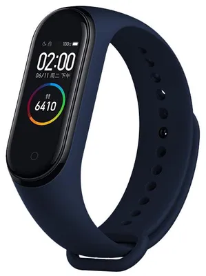 Zdjęcie produktu dla Opaska / pasek ChronSmarta do smartband'a Xiaomi Mi Band 3 / 4 (Granatowy)