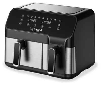 Heißluftfritteuse Duo 2700 W 8,8 L Doppel-Zone Touch