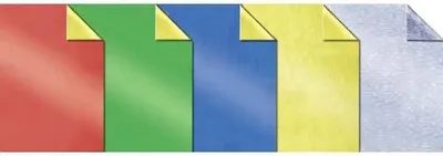 Produktbild von Alufolie 30x50cm VE=25 Blatt sortiert