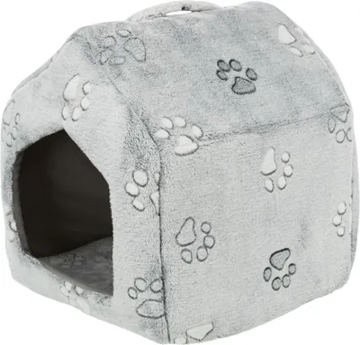 Produktbild von TRIXIE Höhle Jimmy Soft - hellgrau - 40 × 45 × 40 cm