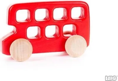 Produktbild von Bajo Holz Doppeldeckerbus rot Spielzeugfahrzeug 41530